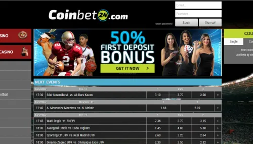 Coinbet24 - bonus a propagácia