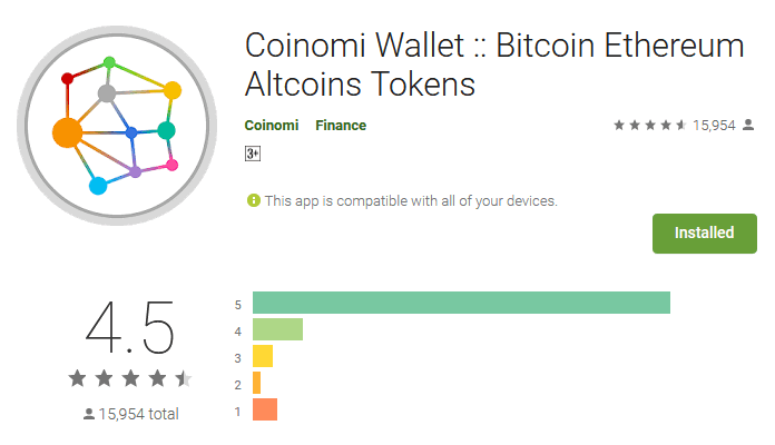 รีวิว Coinomi