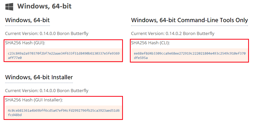 verificați portofelul sha256 hash