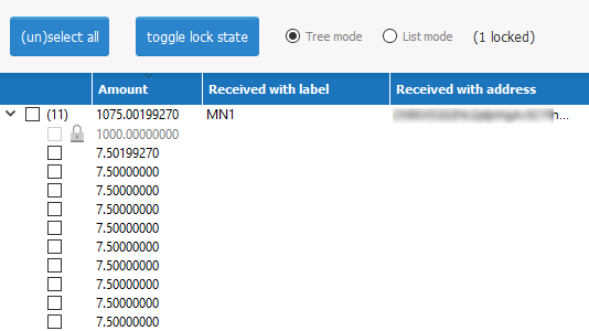 retrage recompensele masternode