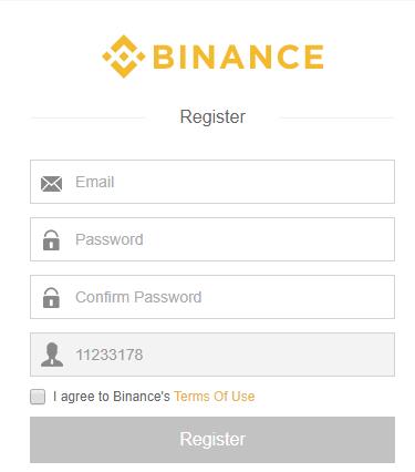 Binance-register