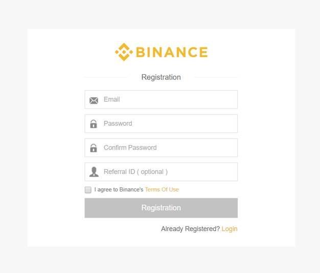 Cont Binance