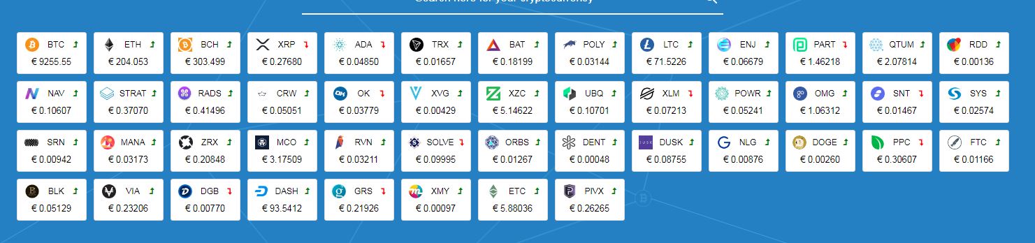 monedas compatibles con litebit.eu