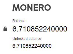 Баланс Monero разблокирован