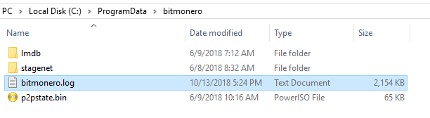tệp lỗi bitmonero.log