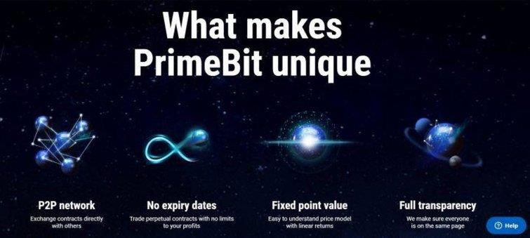 primebit review - unika egenskaper