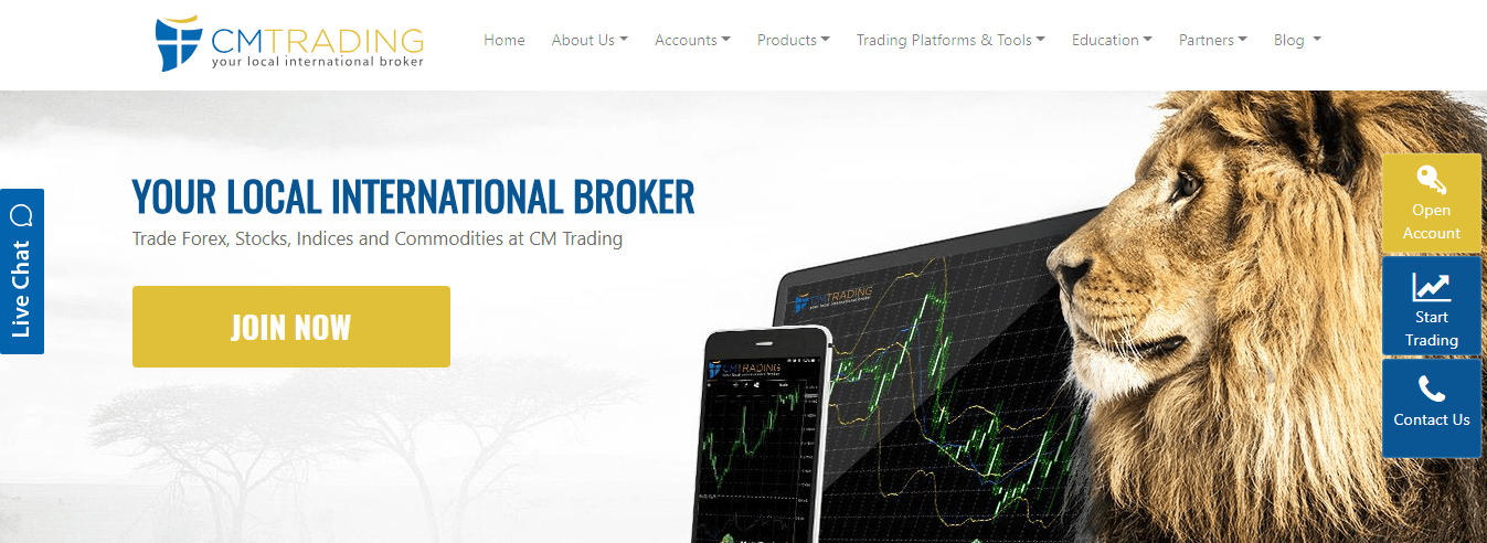 CM Trading - Brokerul dvs. internațional local